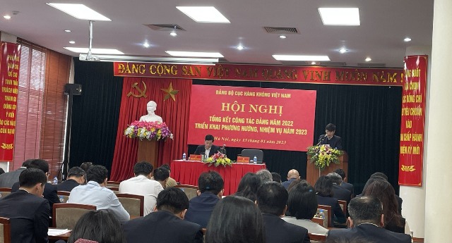 Đảng bộ Cục Hàng không Việt Nam tổng kết năm 2022  và triển khai nhiệm vụ năm 2023