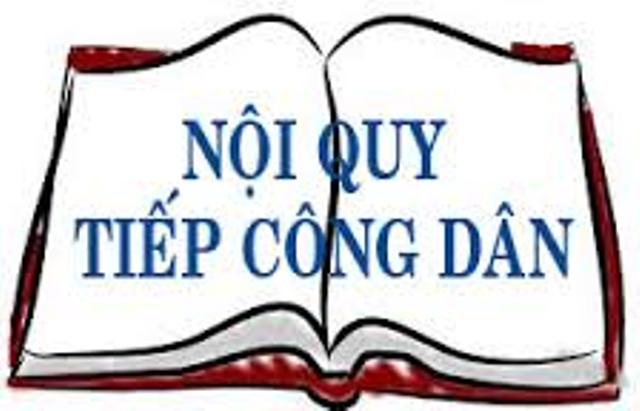 Nội quy tiếp công dân của Cục Hàng không Việt Nam