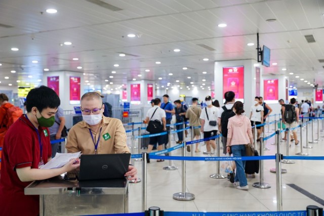 Tiếp tục thí điểm quá trình làm thủ tục bay bằng CCCD gắn chip tại sân bay Nội Bài, Cát Bi, Phú Bài