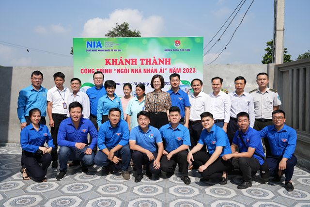 Cảng HKQT Nội Bài khánh thành hai công trình “Ngôi nhà nhân ái”