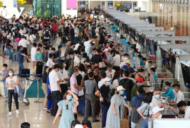 Việc sử dụng tài khoản định danh điện tử mức độ 2 đối với hành khách đi tàu bay.