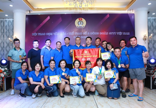 Công đoàn khối cơ quan Cục HKVN đạt nhiều thành tích xuất sắc tại Hội thao cụm văn hóa thể thao số 2- Công đoàn GTVT Việt Nam