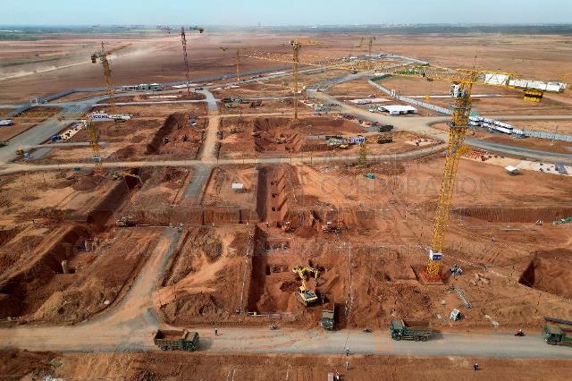 Cảng HKQT Long Thành: Cận cảnh đại công trường nhộn nhịp sau hơn 2 tháng thi công