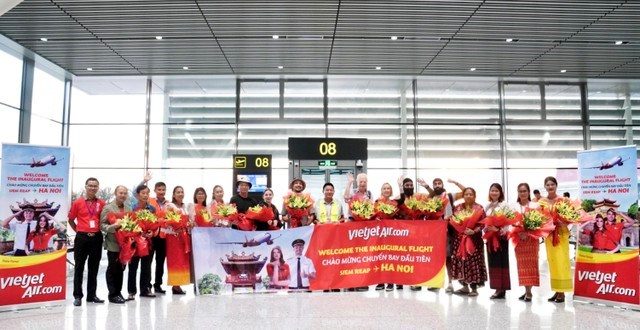 Vietjet Air khai trương đường bay thẳng tới Siem Reap