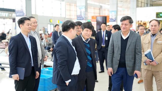 Kiểm tra công tác phục vụ cao điểm Tết Nguyên đán 2024 tại Cảng Hàng không quốc tế Nội Bài