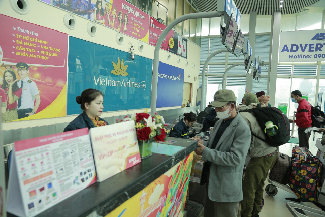 Cảng hàng không Thọ Xuân đảm bảo chất lượng dịch vụ phục vụ cao điểm Tết Nguyên đán 2024